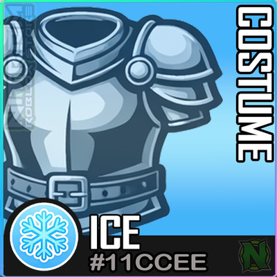 World Zero WZ - COSMETICS - #11CCEE (ICE) - ACCESSORY - COSTUME