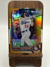2022 Bowman Draft 1st Edition Alex Freeland BD-194 Gold Foil /50 (RC) Dodgers