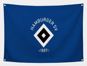 Fanion Vintage HSV Hamburg – Banderole Allemande Football Club étranger