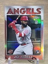2021 Topps Chrome Ben Baller Jo Adell RC 1986 Rose Gold Refractor Rookie #/10