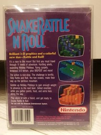 Snake Rattle n Roll NES Nintendo Complete Boxed PAL