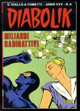DIABOLIK ANNO XXV N° 9 - 4 AGOSTO 1986 - ASTORINA - COND. OTTIMO / EDICOLA