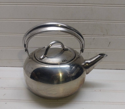 Revere Ware Proline 2.5 Qt Tea Kettle Copper Core Stainless Water Boiler Pot Lid