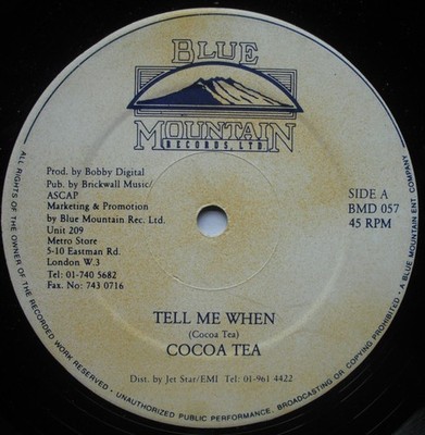 Cocoa Tea - Tell Me When / Bet Bust, 12'', (Vinyl)