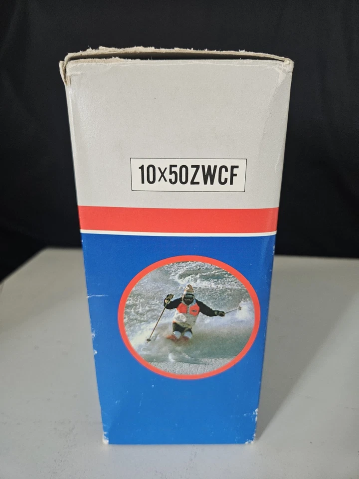 Vtg SELSI Binoculars (10x50 ZWCF) Rare 'CBS RECORDS' Marked BRAND NEW in BOX! - Image 2 of 4