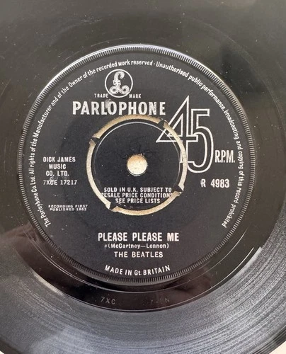 Beatles Please Please Me Sold In UK Rarest Press UK 45  R4893