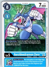 AeroVeedramon Zero Promo Digimon Promotion Cards Normal P-047 P NM