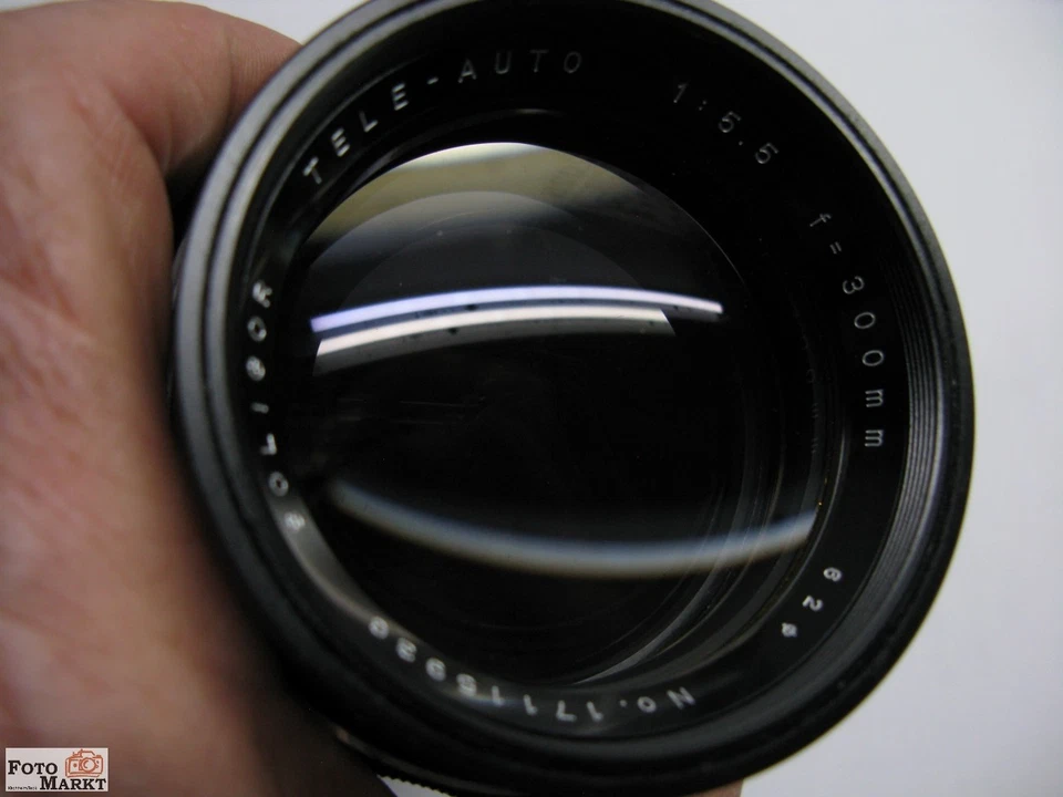 Tele-Objektiv M42 Gewinde 5,5 / 300 mm M-42 Auto lens - Top - Bild 3 von 4