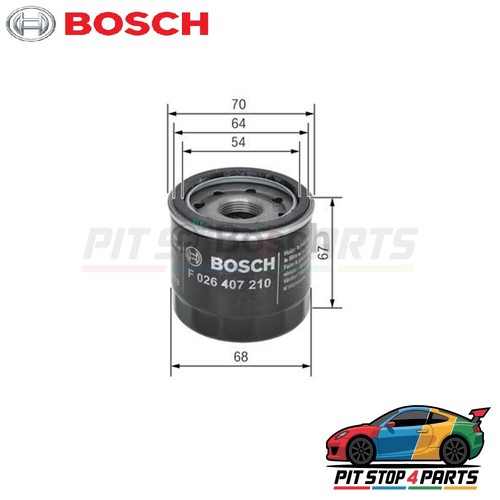 Filtre à huile haute performance durable pour Mazda 323 S BOSCH F026407210 1998-2004 - Photo 1/9