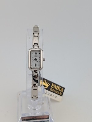 Emka Geneve Vintage NOS ungetragen Swiss Made Quartz Palladium