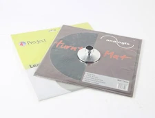 Set Pro-ject Leather It Plate Mat + Plate Clamp + Analog Acrylic Cover