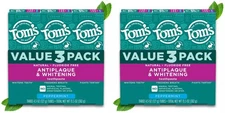 Tom's Of Maine Vegan Antiplaque Whitening Natural Toothpaste Peppermint - 6-Pack