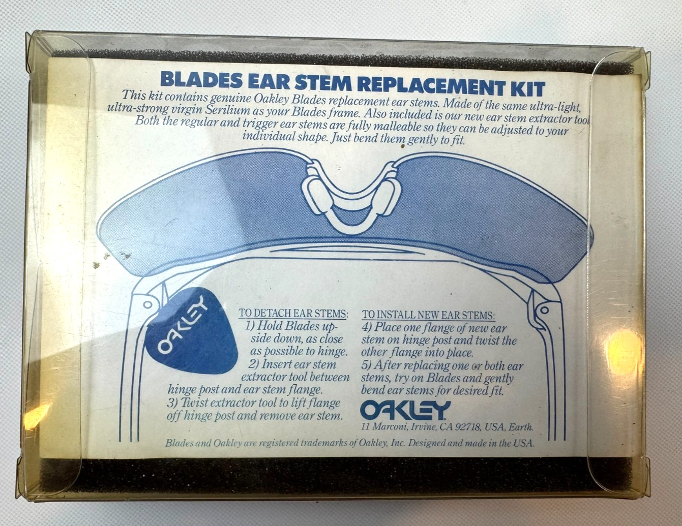 Authentic Oakley Blade System Replacement Earpiec… - image 3