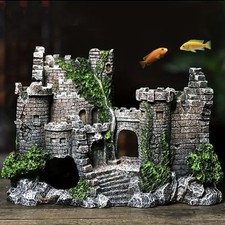 Aquarium Aquarium Ornament Schloss versteckte Höhle UK Verkäufer 🇬🇧 tolles Geschenk