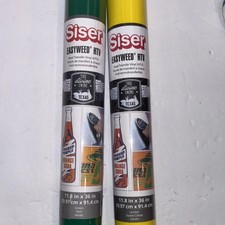 Siser HTV Vinyl 11.8" X 36" NEW Pack of 2 Green yellow Heat transfer Vinyl Lot