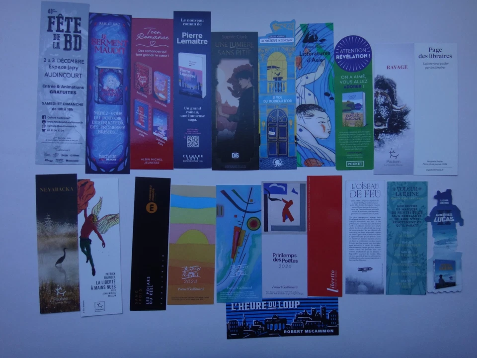 Lot de 21 marque-pages thème livres - Photo 2/2