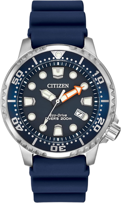#ad Citizen Promaster Dive Eco Drive Watch 3 Hand Date ISO Certified Luminous Han $498.99
