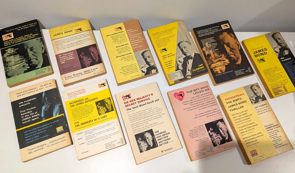 11 x Ian Fleming James Bond 006 Pan Books Paperbacks - Image 2 of 2