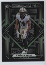 2021 Panini Obsidian Rookies Electric Etch Green 36/50 Kawaan Baker #196 18la