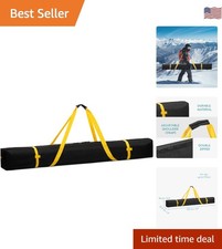 Ski Bag for Men and Women - Durable Polyester, Padded Shoulder Straps