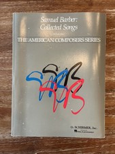 Samuel Barber COLLECTED SONGS for Low Voice ~The American Composers Series ~NEW