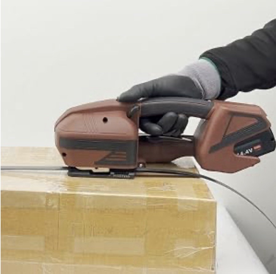 Portable Electric Strapping Machine with LCD Screen & Dual 4000mAh Battery