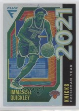 2020-21 Panini Flux Freshman Year Silver Prizm Immanuel Quickley #20 r1p