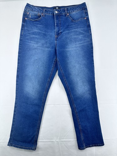 Frye, Frye Women’s Med Wash High Rise Straight 5 Pocket Stretch Jeans Size 12/31