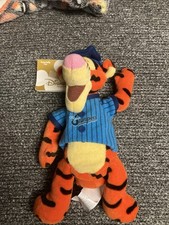 The Disney Store Tigger Baseball Beanbag Plush NWT