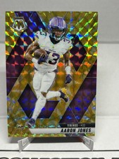 2025 Panini Mosaic - Aaron Jones #128 Yellow Reactive