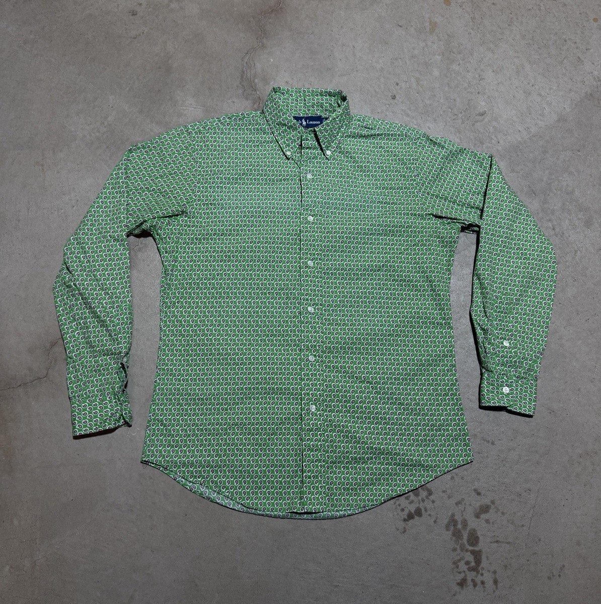 Polo Ralph Lauren Custom Fit Bandana Paisley Print Button Down