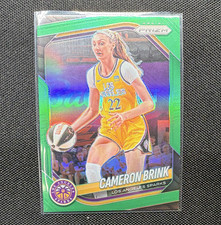 Panini 2025 Prizm WNBA Cameron Brink #87 Green Prizm Los Angeles Sparks