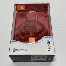 JBL Clip 3 Red Bluetooth Speaker Sealed 