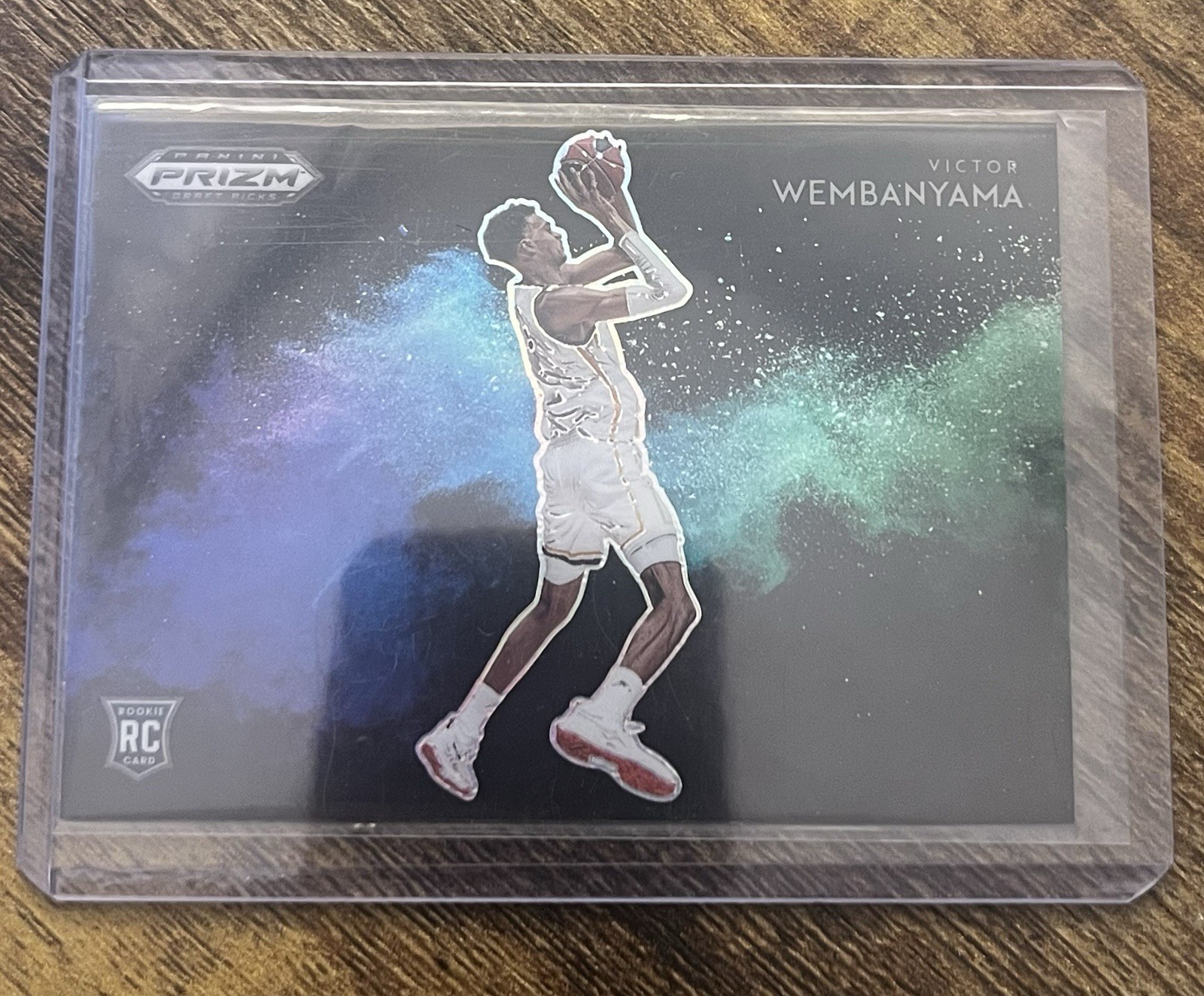 VICTOR WEMBANYAMA 2023 PANINI PRIZM DP #1 ROOKIE BLACK COLOR BLAST SSP RC BEAUTY