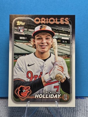 2024 Topps Series 2 Jackson Holliday RC Rookie Fun Face SP #697c Orioles