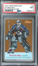 2001-02 Topps Heritage Retrofractor /558 Patrick Roy #76 PSA 9 POP 1