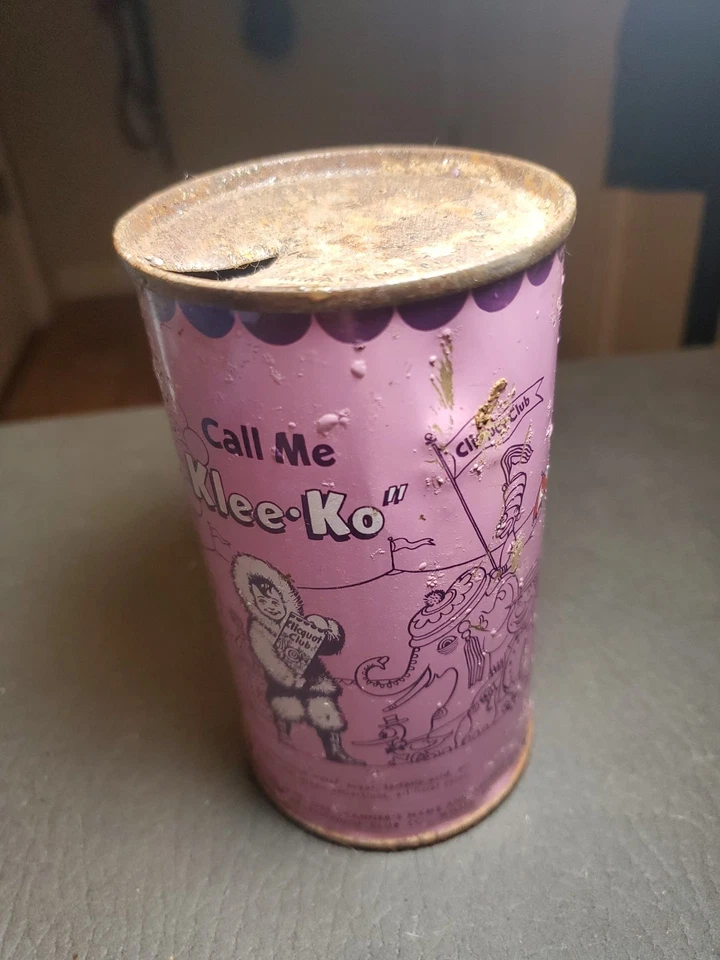 CLICQUOT CLUB GRAPE SODA  Flat Top Vintage Soda Can - Image 3 of 4