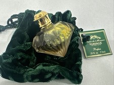 Fabergé Grace de Monaco Pure Parfum 1/4 oz 7.5ml Green Jeweled Bottle Vintage