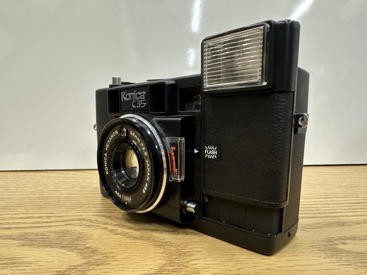 Mint Konica C35 AF 38mm f2.8 Auto 35mm Point & Shoot Film Camera