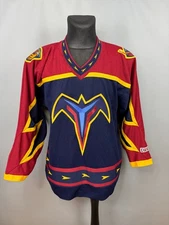ATLANTA THRASHERS JERSEY NHL VINTAGE 1990's SHIRT HOCKEY CCM MENS SIZE L