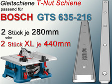 T-Nut Schiene Gleitschiene Nutschiene BOSCH GTS 635-216 kompatibel