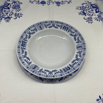 Kahla Könitz Sinfonie Kobaltunterglasur Essteller Tiefteller Dm 23cm Tiefe 4,5cm