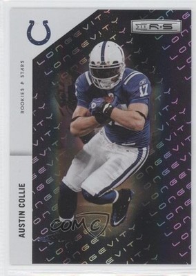 2011 Panini Rookies & Stars Longevity Parallel Holofoil 77/99 Austin Collie 6k8