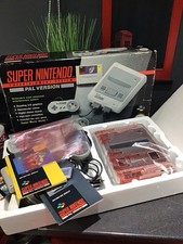 Super Nintendo SNES Console Boxed Super Mario World Edition. Nice Example.🤩🤩🤩