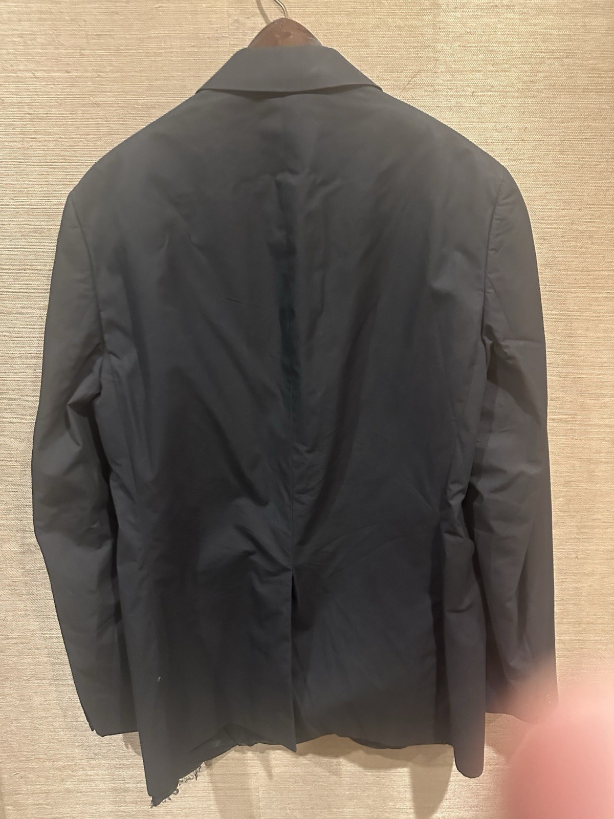 Helmut Lang Men’s Black Cotton Blazer Size US40/EU50 Vintage Archive Rare Italy image 3