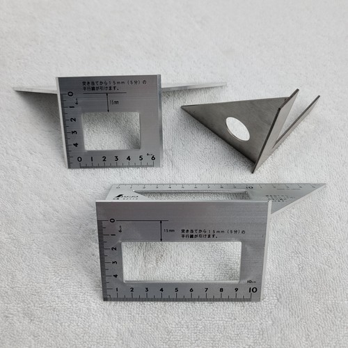Woodworking Saddle Squares 45 90 Degree 3 Axis Metric Layout Marking Tool Lot