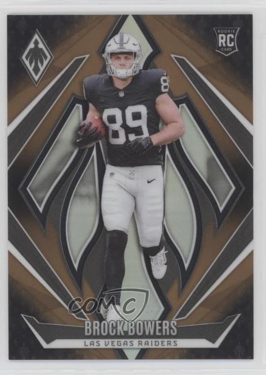 2024 Panini Phoenix Rookies Bronze Fade 65/125 Brock Bowers #165 Rookie RC 0yp5