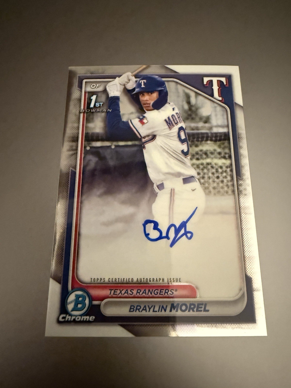 Braylin Morel 1st Bowman Auto 2024 Bowman Chrome 🔥