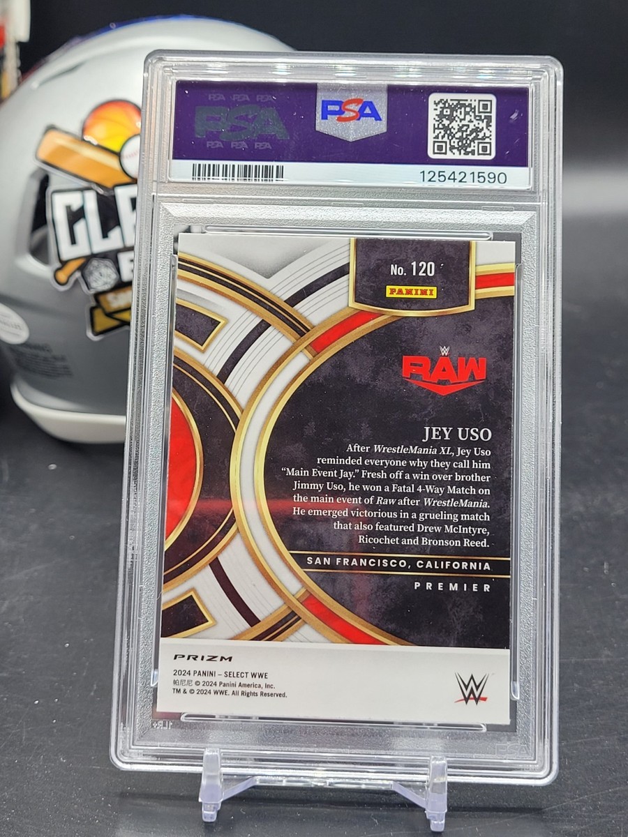 Jey Uso 2024 Select WWE Zebra Prizm #120 PSA 10 (CBTH) | eBay