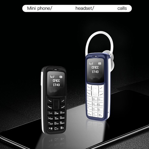 Mini Gsm Phone Bm30 Pocket Gsm Mobile Phone BT Dial Up Headset Dialer Cell BUU - Zdjęcie 9 z 12